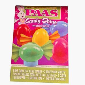 Easter Egg Decorating Kit PaasCandy shine Dye Stickers Stand Dipper Tray
